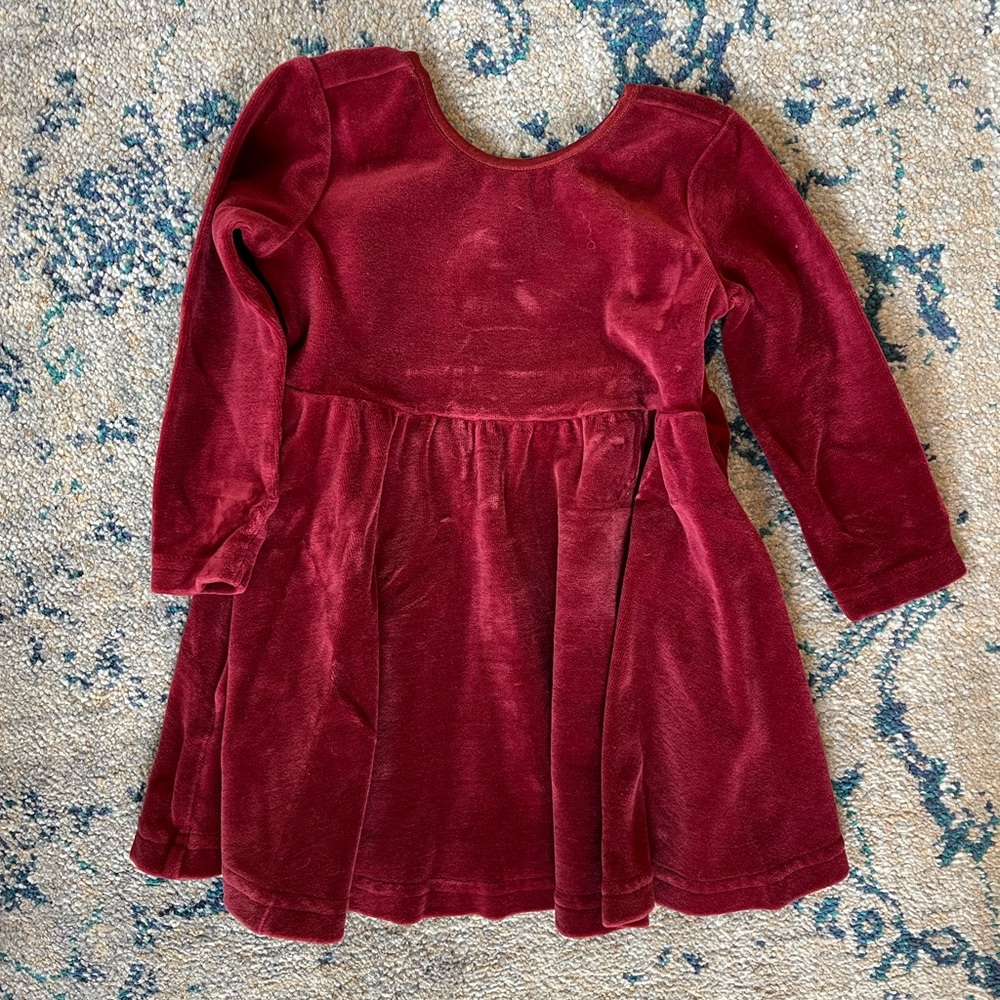 Hanna Andersson velvet dress 18-24M